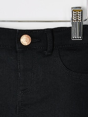 River Island Girls Molly Black Skinny Jeans - Image 3 of 3