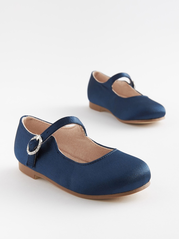 Marineblau/blau - Brautjungfern-Kollektion festliche Mary-Jane-Schuhe - Bild 1 von 3 Marineblau/blau - Brautjungfern-Kollektion festliche Mary-Jane-Schuhe - Bild 1 von 3