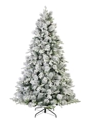 Everlands Green 7ft Lausanne Fir Snowy Christmas Tree - Image 2 of 3