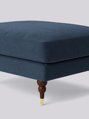Swoon Blue Charlbury Ottoman - Image 3 of 3