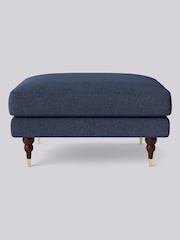 Swoon Blue Charlbury Ottoman - Image 1 of 3