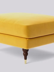 Swoon Yellow Charlbury Ottoman - Image 3 of 3