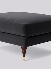Swoon Black Charlbury Ottoman - Image 3 of 3