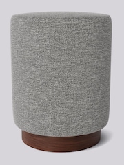 Swoon Houseweave Thunder Grey Penfold Footstool - Image 2 of 2