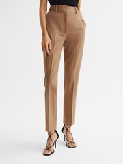 Reiss Camel Mara Slim Leg Tailored Trousers - Image 3 of 6