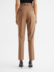 Reiss Camel Mara Slim Leg Tailored Trousers - Image 5 of 6