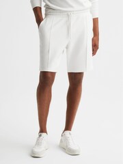 Reiss White Castore - Mason Castore Bonded Shorts - Image 1 of 6