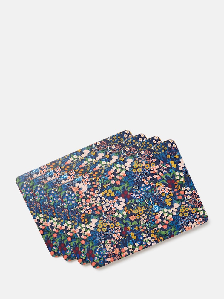 Joules Set of 4 Multi Country Cottage Ditsy Floral Placemats - Image 1 of 4