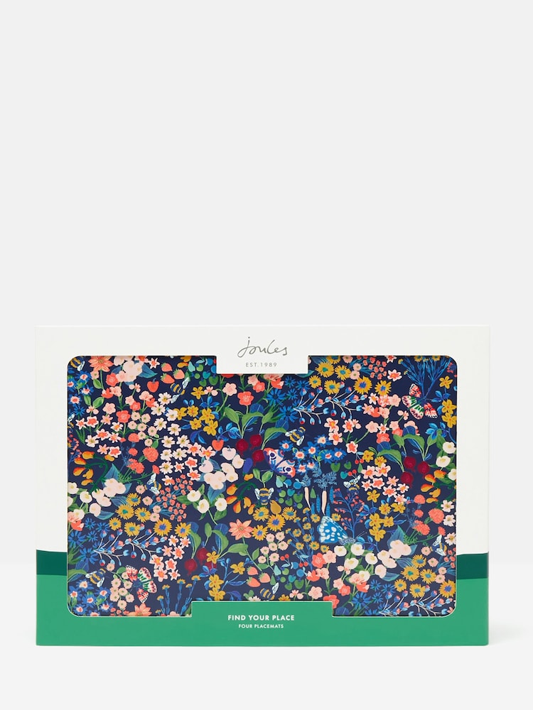 Joules Set of 4 Multi Country Cottage Ditsy Floral Placemats - Image 2 of 4