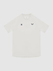 Reiss White Gabriel Castore Performance T-Shirt - Image 2 of 8