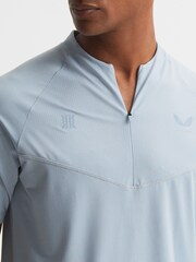 Reiss Blue Castore - Asher Castore Performance T-Shirt - Image 4 of 8