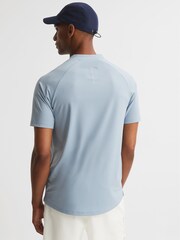 Reiss Blue Castore - Asher Castore Performance T-Shirt - Image 5 of 8