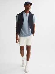 Reiss Blue Castore - Asher Castore Performance T-Shirt - Image 8 of 8