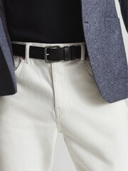Reiss Black Ablemarle Leather Belt - Image 2 of 4