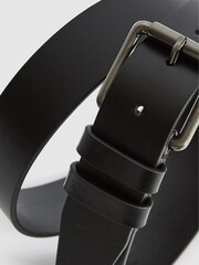 Reiss Black Ablemarle Leather Belt - Image 3 of 4