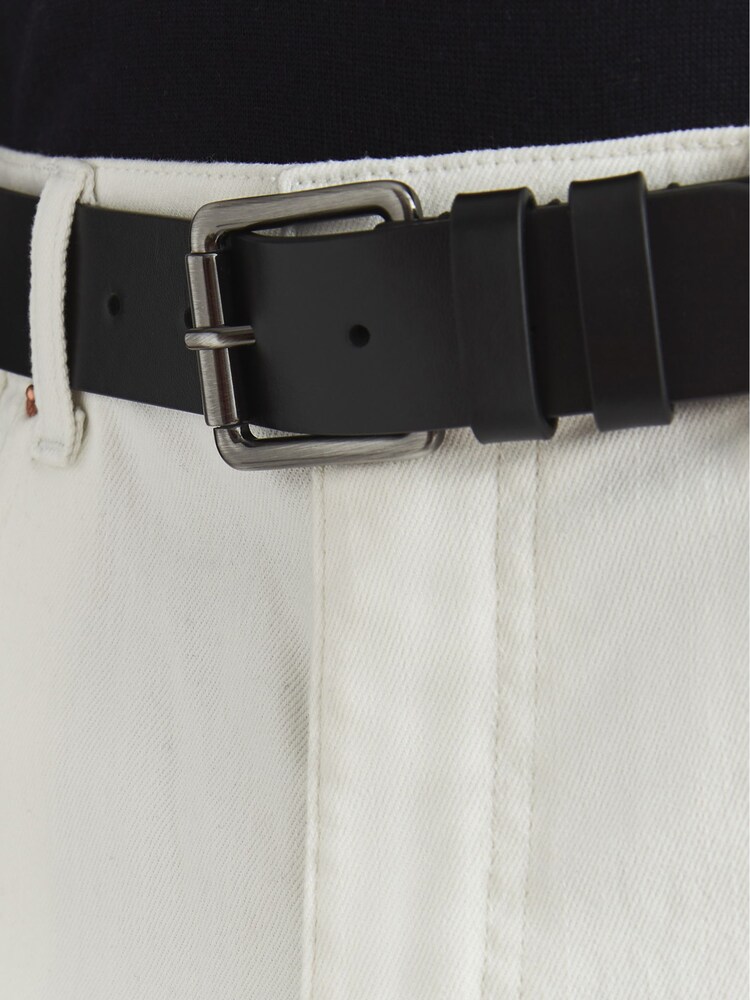 Reiss Black Ablemarle Leather Belt - Image 4 of 4