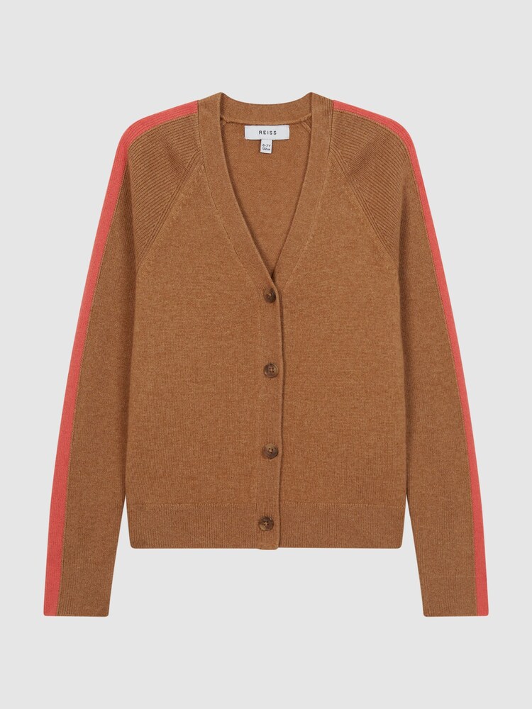 Reiss Amelia Strickjacke mit Farbblockdesign - Bild 2 von 8