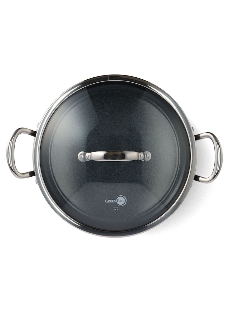 GreenPan Black Barcelona Pro 28cm Sauté/Skillet - Image 4 of 4