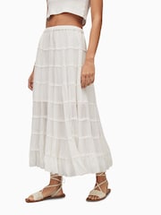 AllSaints White Eva Skirt - Image 2 of 6