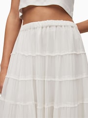 AllSaints White Eva Skirt - Image 3 of 6