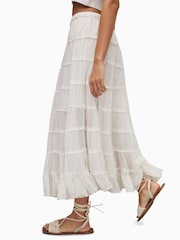 AllSaints White Eva Skirt - Image 5 of 6