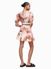 AllSaints Pink Mae Luar Skirt - Image 2 of 6