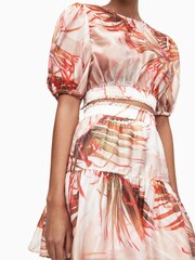 AllSaints Pink Mae Luar Skirt - Image 4 of 6
