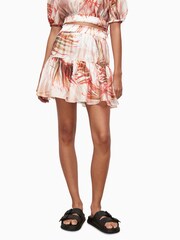 AllSaints Pink Mae Luar Skirt - Image 5 of 6
