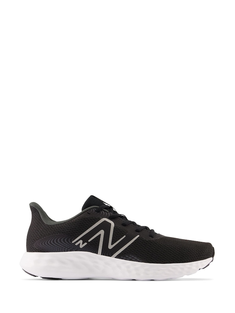New Balance Black Chrome Mens 411 Trainers - Image 1 of 11