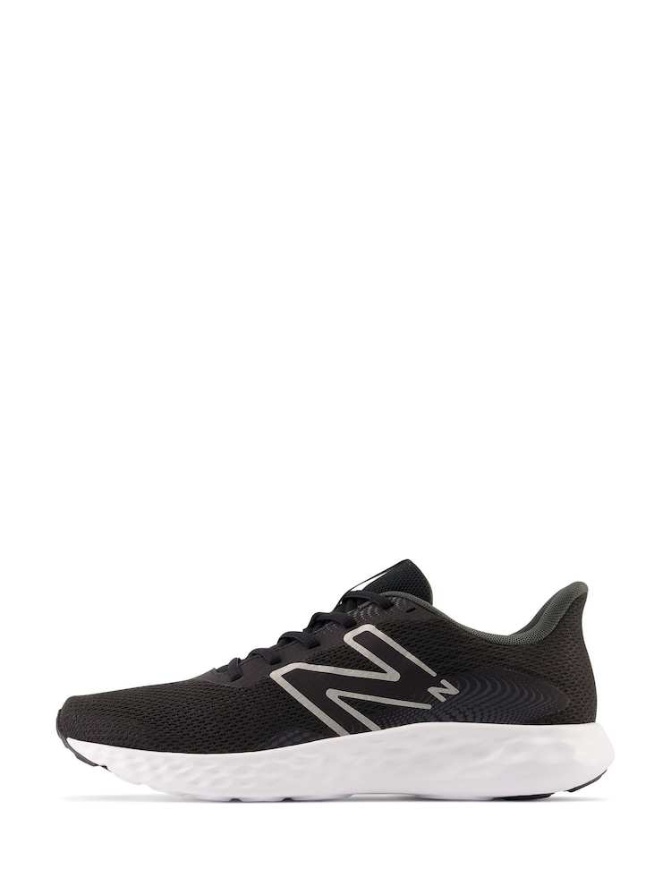 New Balance Black Chrome Mens 411 Trainers - Image 2 of 11