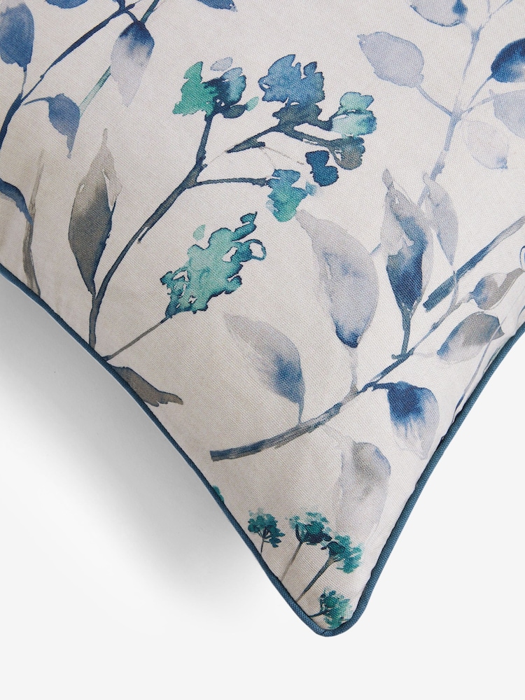 Blue Isla Floral Cushion - Image 2 of 4
