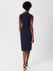 Hobbs Blue Kara Tux Dress - Image 2 of 4