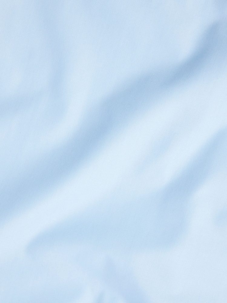 Голубой - Зауженный крой - Easy Care Single Cuff Smart Shirt - Image 8 of 8