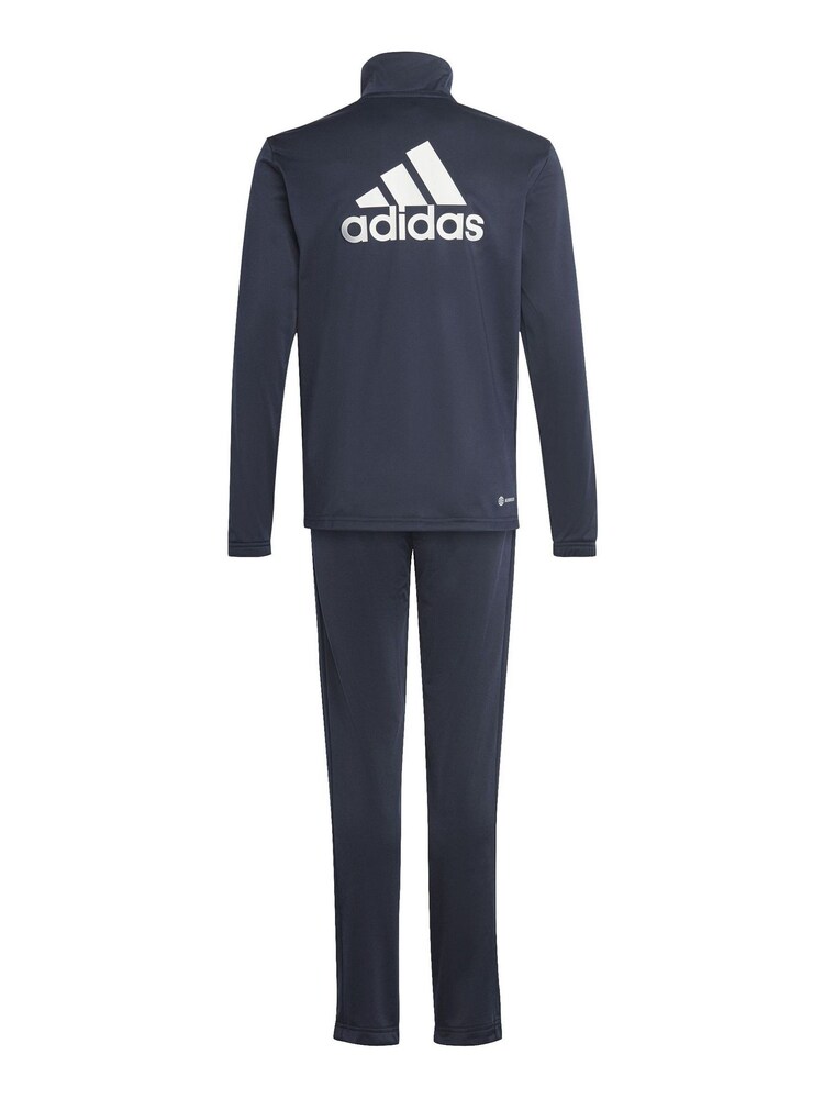 أزرق داكن - بدلة رياضية بشعار كبير أساسية من adidas - Image 11 of 17