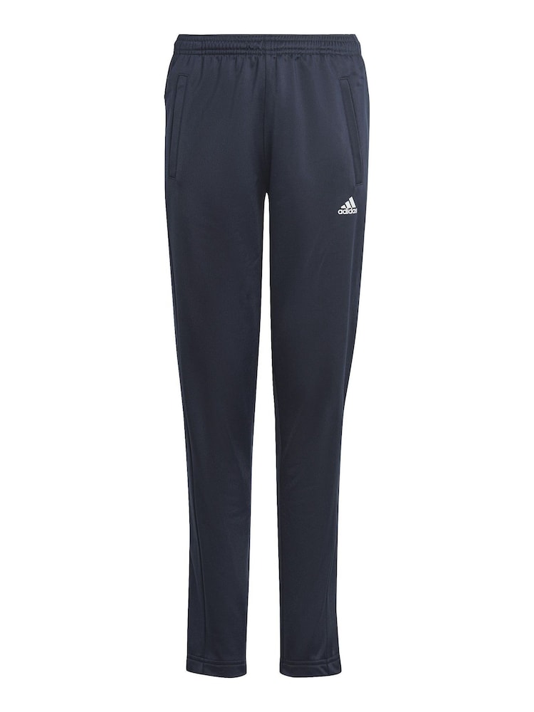 أزرق داكن - بدلة رياضية بشعار كبير أساسية من adidas - Image 13 of 17