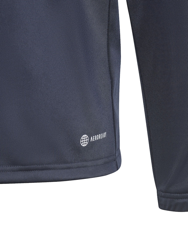 أزرق داكن - بدلة رياضية بشعار كبير أساسية من adidas - Image 15 of 17