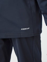 adidas Navy Essentials Big Logo Tracksuit - Image 8 of 17