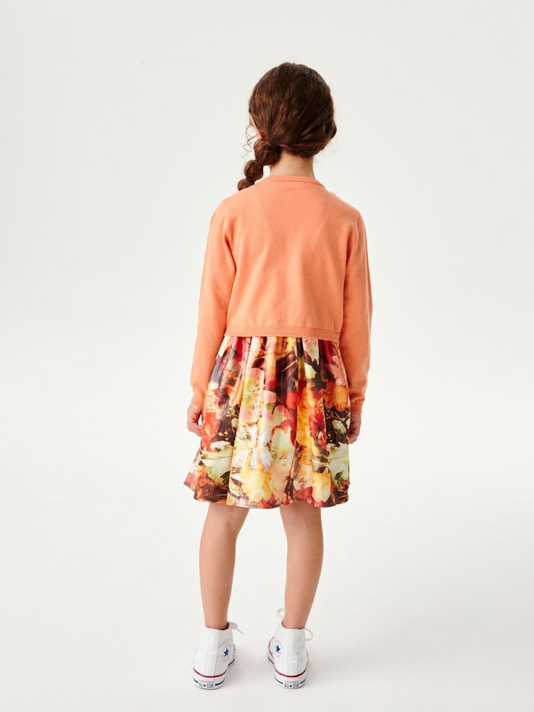 Orange Occasion Cardigan (3mths-14yrs) - Image 2 of 6
