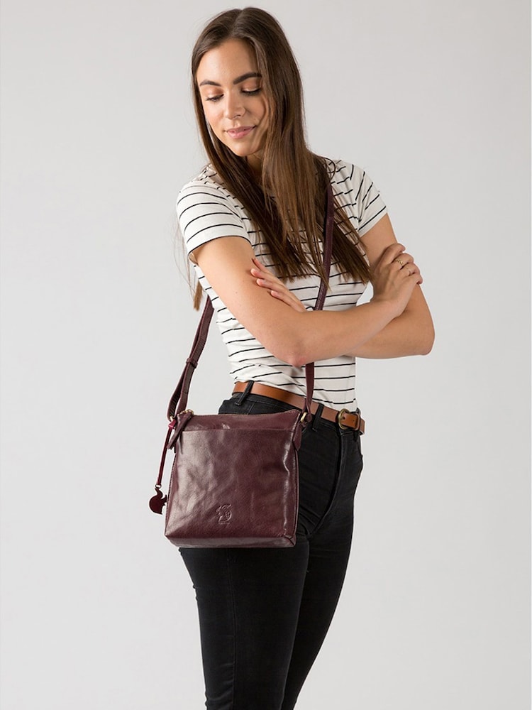 Conkca Nikita Leather Cross-Body Bag - Image 6 of 6
