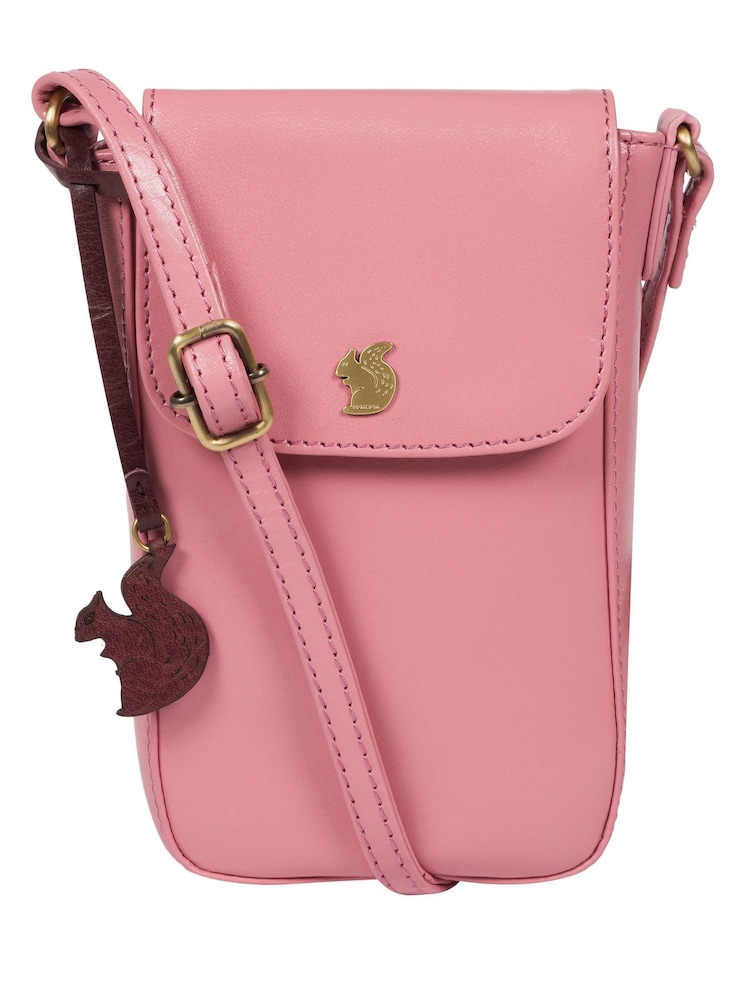 Conkca Buzz Leather Cross-Body Phone Bag - Image 1 of 9