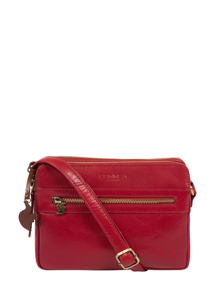 Conkca Drew Leather Cross-Body Bag - Image 1 of 6 Conkca Drew Leather Cross-Body Bag - Image 1 of 6