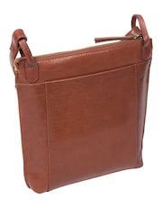 Marrón - Bolso bandolera de cuero Rego de Conkca - Imagen 2 de 5
