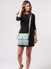 Pure Luxuries London Soames Leather Cross Body Bag - Image 1 of 6
