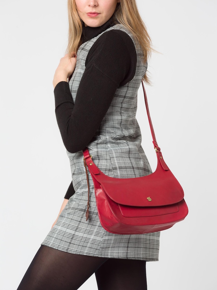 Conkca Ellipse Leather Cross-Body Bag - Image 1 of 6 Conkca Ellipse Leather Cross-Body Bag - Image 1 of 6