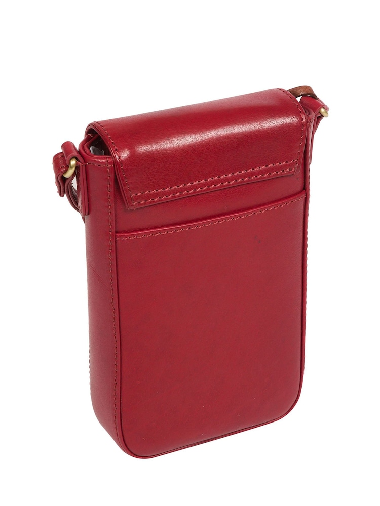 Conkca Buzz Leather Cross-Body Phone Bag - Image 2 of 5