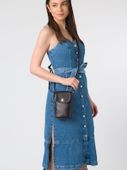 Conkca Buzz Leather Cross-Body Phone Bag - Image 5 of 5
