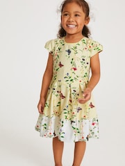 Baker by Ted Baker Yellow Floral Ottoman Dress - Image 1 of 11