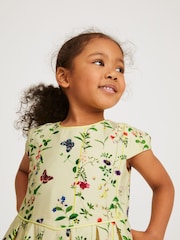 Baker by Ted Baker Yellow Floral Ottoman Dress - Image 4 of 11