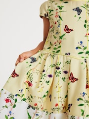 Baker by Ted Baker Yellow Floral Ottoman Dress - Image 5 of 11