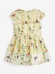 Baker by Ted Baker Yellow Floral Ottoman Dress - Image 8 of 11